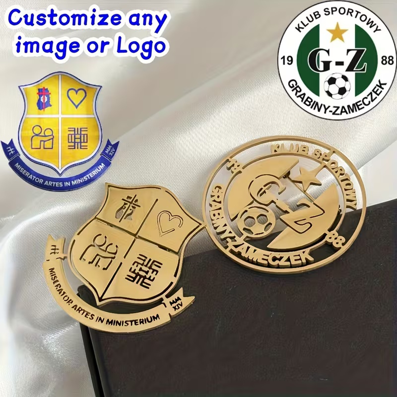 Women Accessories Logo - Aangepaste logo broche eenvoudige creativiteit roestvrij