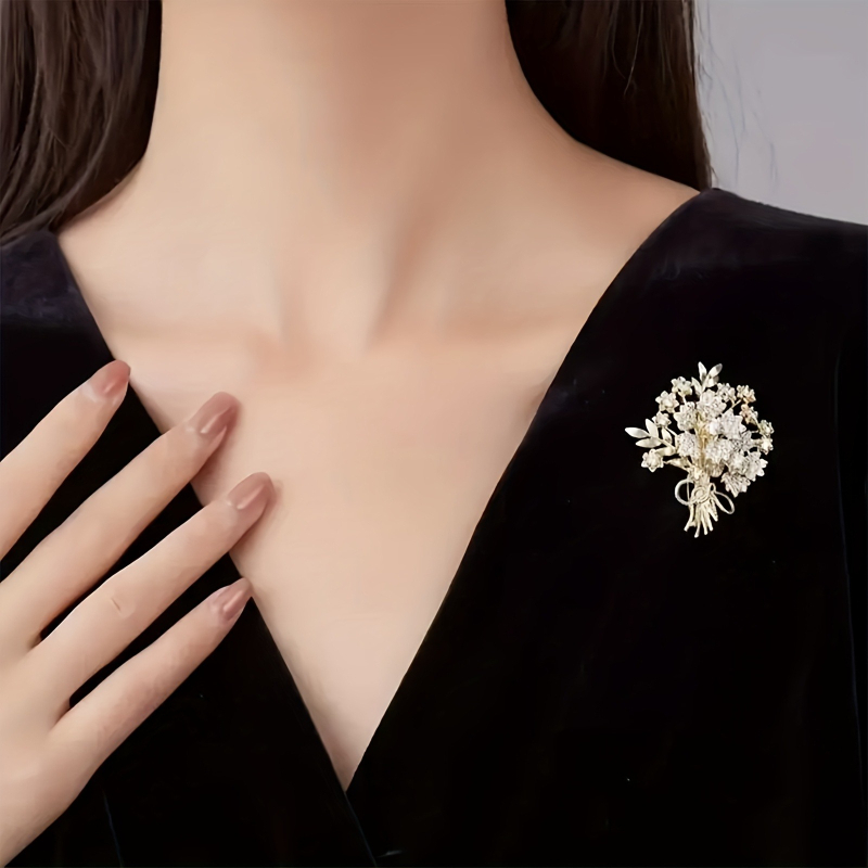 Women Accessories Bouquet - Elegante levensboomspelden, boeketbroche, luxe damesmodeaccessoires, geschikt