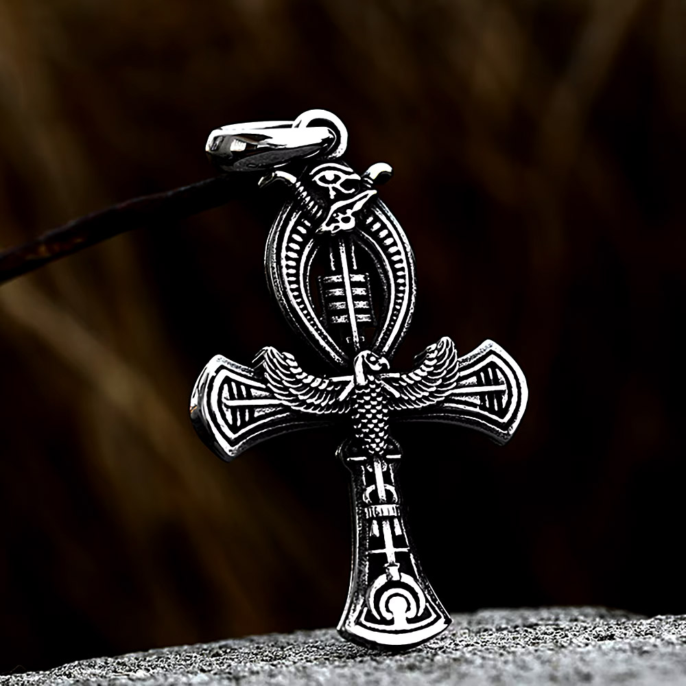 Women'S Eagles Accessories - Retro Adelaar Ankh Kruis RVS Hanger