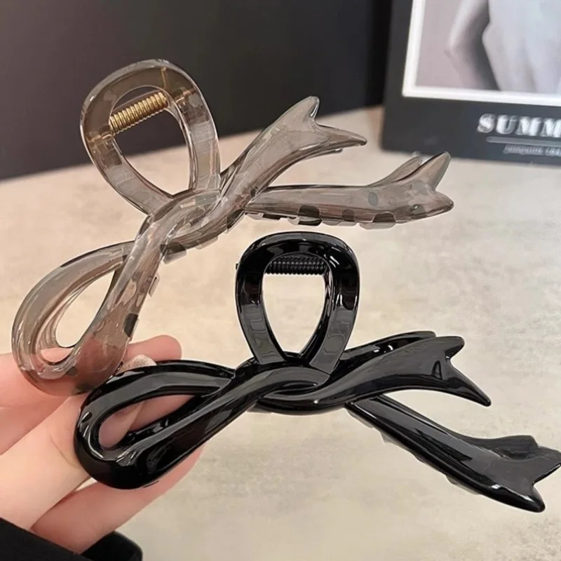 Hair Claw Clip Set - 13 cm Acryl Lint Boog Haar