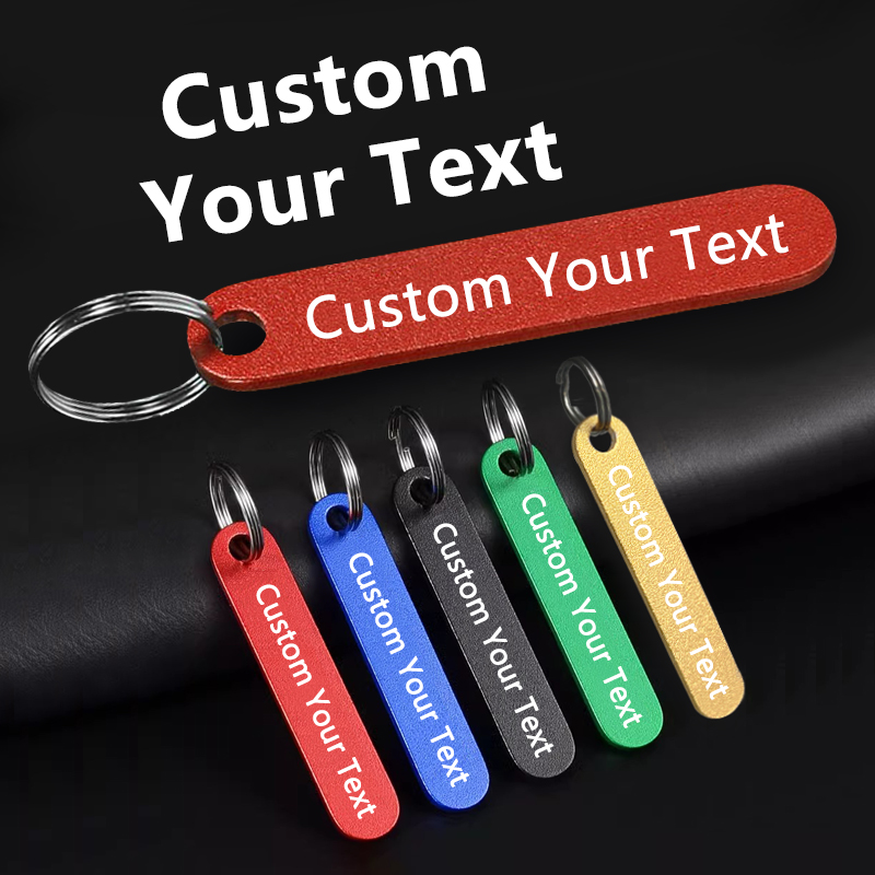 Women Accessories Logo - 1PC gepersonaliseerde roestvrijstalen sleutelhanger aangepaste naam/telefoon/logo