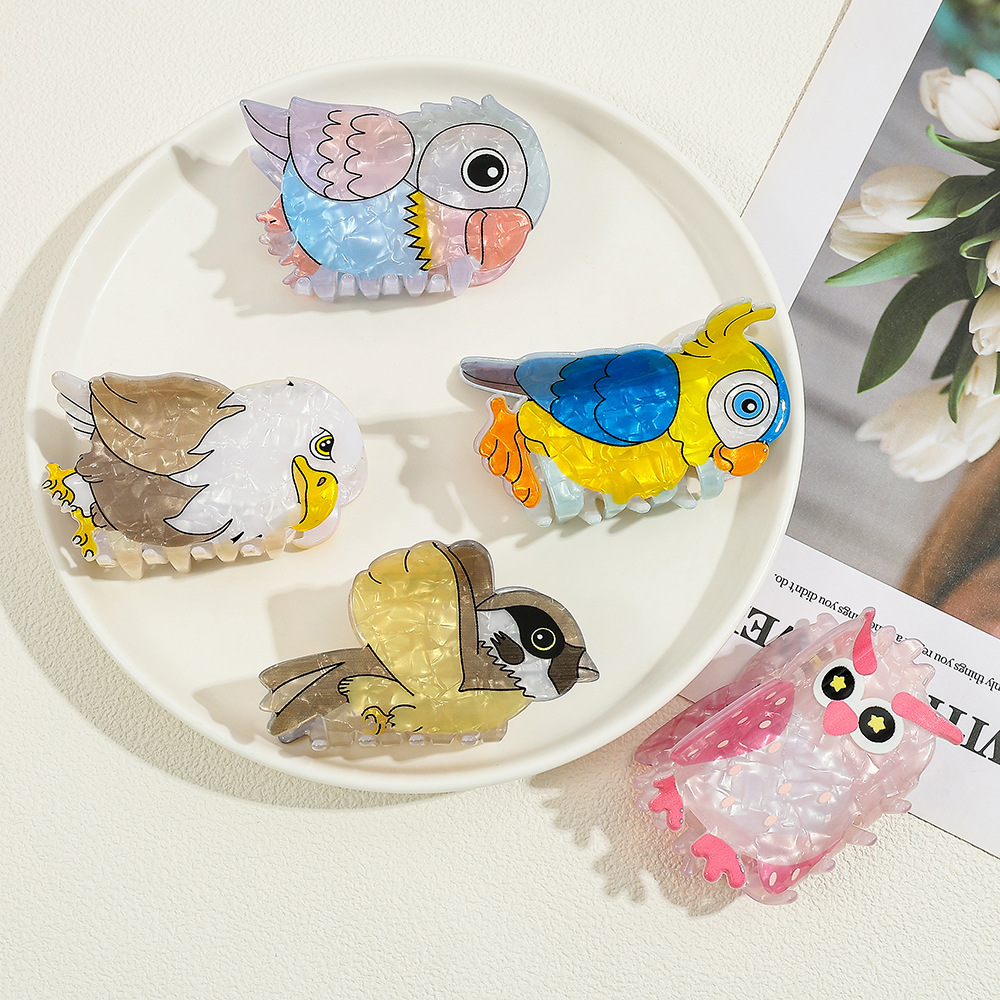 Leuke Cartoon Vogel Acryl Haar - Women'S Eagles Accessories recensie en prijs