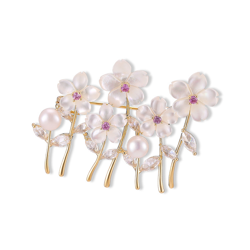 OKILY Elegante Witte Parelmoer - Women Accessories Bouquet recensie en prijs