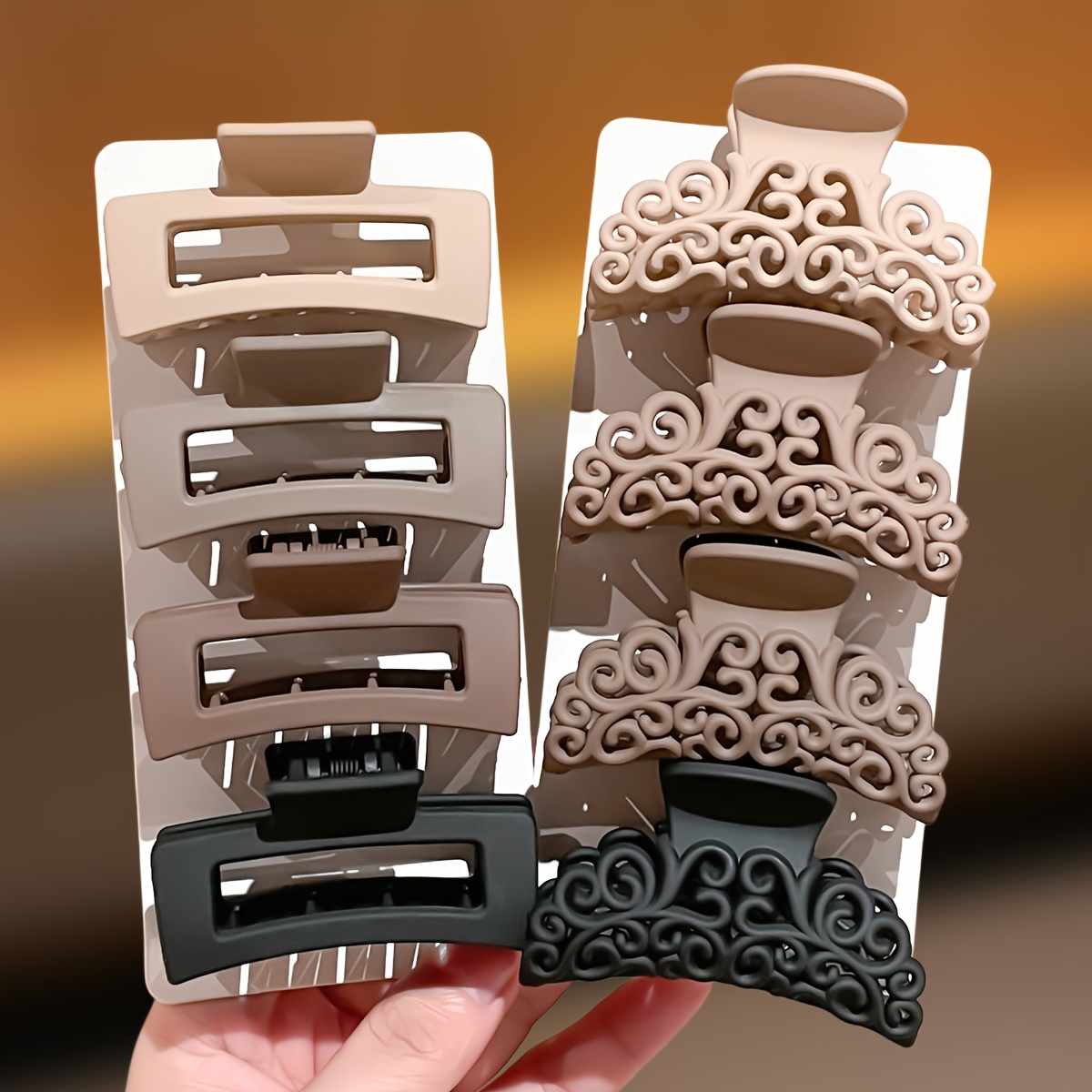 8 stuks vierkante haarklemmen  - Hair Claw Clip Set recensie en prijs