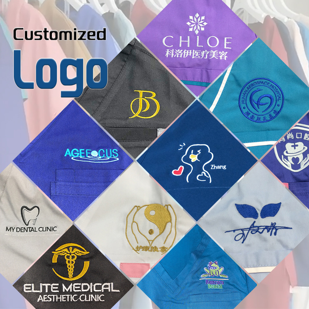Aangepaste Logo Scrub Uniform  - Women Accessories Logo recensie en prijs