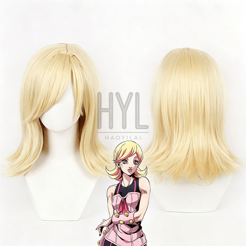 Anime JOJO Lucy Steel Cosplay  - Women'S Yellow Accessories recensie en prijs