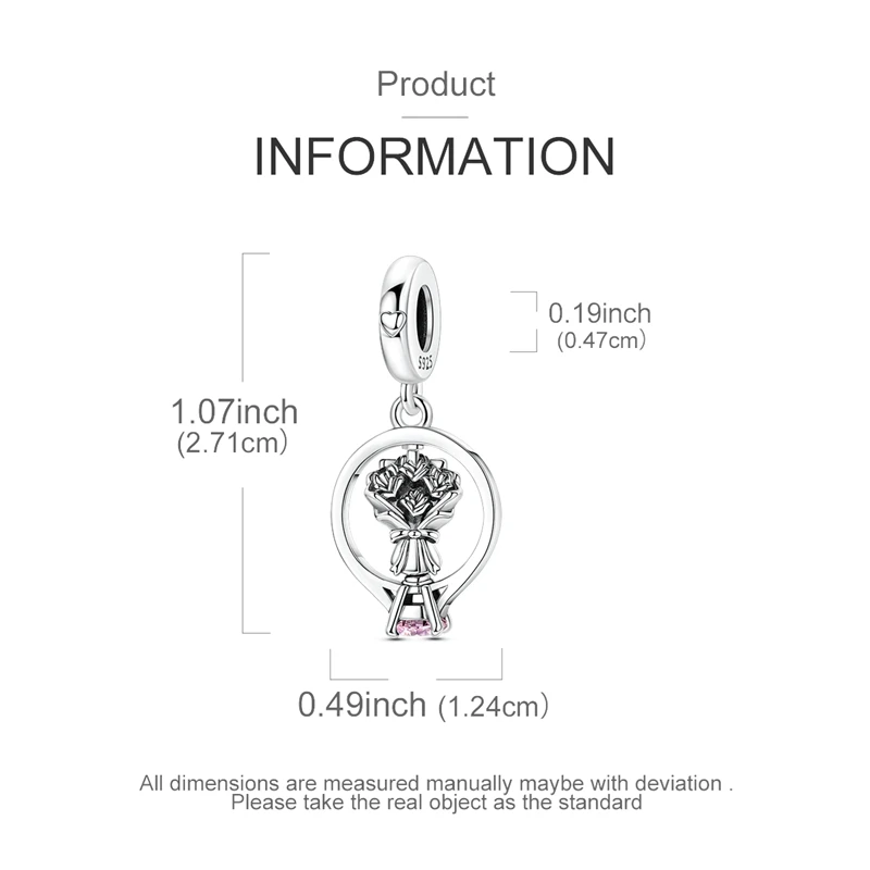 925 zilveren bedelkraal draaib - Women Accessories Bouquet recensie en prijs