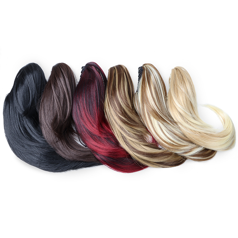 14 inch synthetisch kort krull - Hair Claw Clip Set recensie en prijs