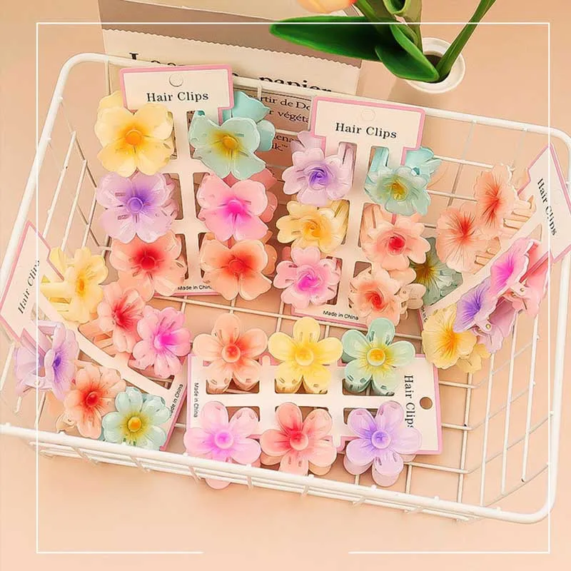 6 stuks mode kleurrijke transp - Hair Claw Clip Set recensie en prijs