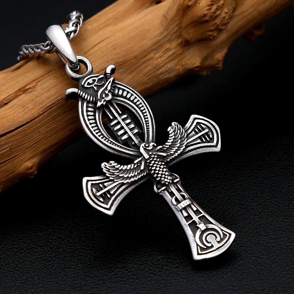 Retro Adelaar Ankh Kruis RVS H - Women'S Eagles Accessories recensie en prijs