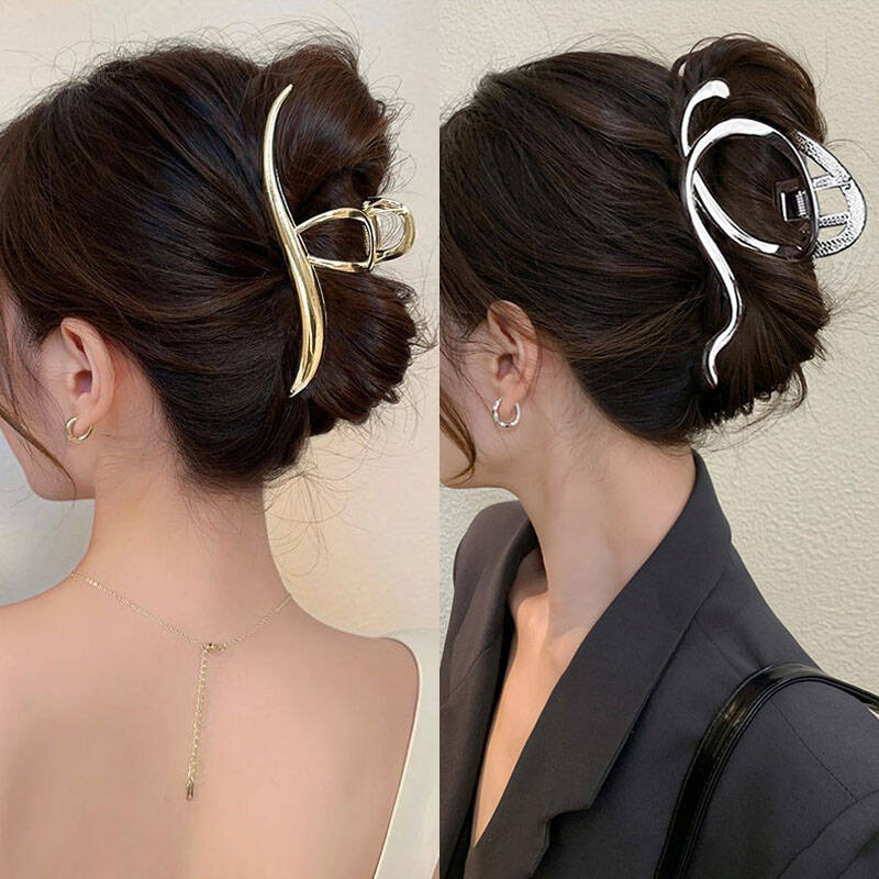 Vrouwen Zilver Goud Kleur Onre - Hair Claw Clip Set recensie en prijs